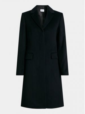 Manteau en laine Calvin Klein noir