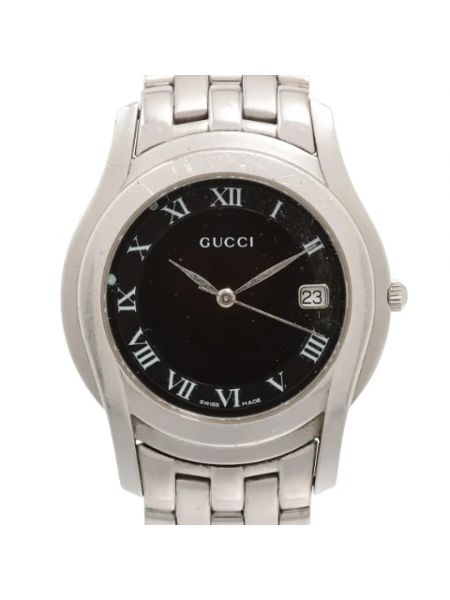 Zegarek ze stali chirurgicznej Gucci Vintage srebrny