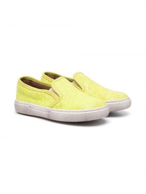 Sneakers con lacci Pèpè giallo