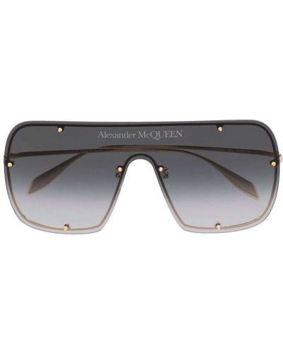 Oversized glasögon Alexander Mcqueen Eyewear svart