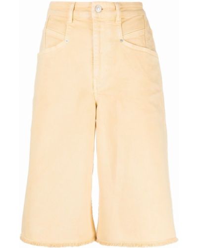 Jeans-shorts Isabel Marant gul