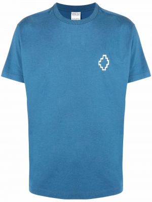 Тениска с принт Marcelo Burlon County Of Milan синьо
