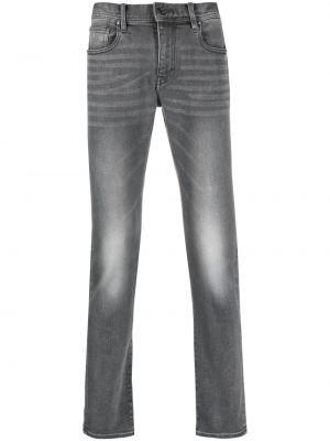Straight jeans aus baumwoll Armani Exchange grau
