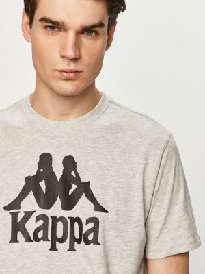 Тениска с дълъг ръкав Kappa сиво