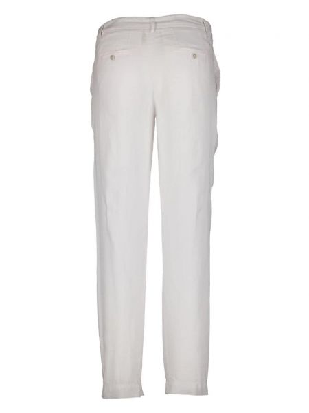 Pantalon en lin slim 120% Lino blanc