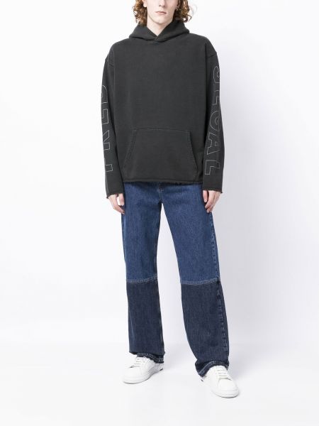 Kapučdžemperis ar apdruku Fred Segal melns