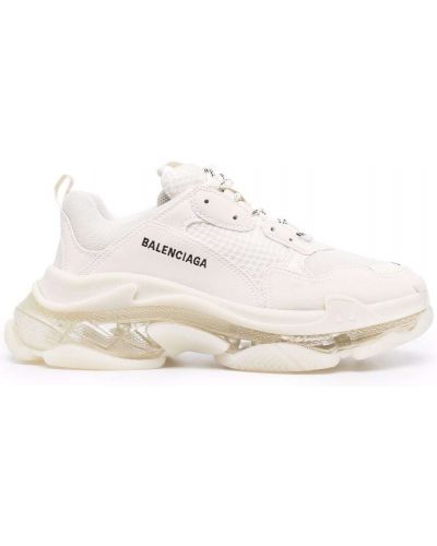Sneakers chunky Balenciaga Triple S λευκό