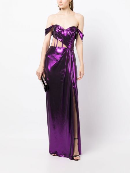 Robe de soirée Marchesa Notte violet