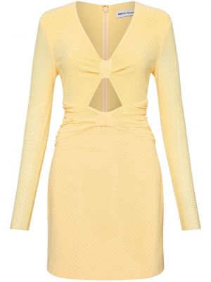 Koktejlové šaty Rebecca Vallance žluté