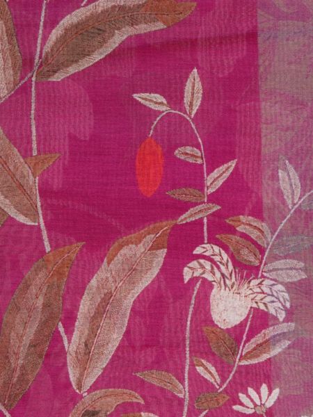 Květinový šál s potiskem Pierre-louis Mascia růžový