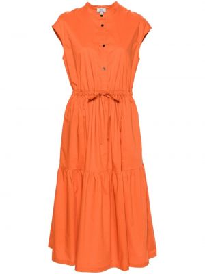 Dlouhé šaty Woolrich oranžové