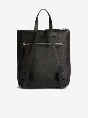 Kožený batoh Geox černý