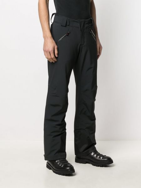 Rovné kalhoty s potiskem s přezkou s hvězdami Perfect Moment černé