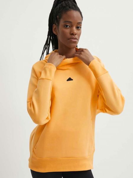 Bluză cu glugă Adidas galben