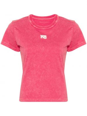 Μπλούζα με σχέδιο Alexander Wang ροζ