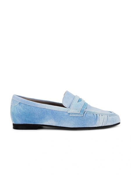 Scarpe oxford in pelle scamosciata Allsaints blu