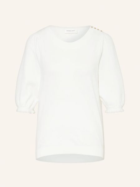 Sweter z krótkim rękawem Fabienne Chapot biały