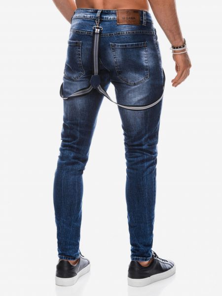 Skinny džíny Edoti modré