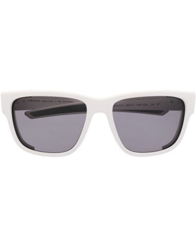 Слънчеви очила Prada Linea Rossa бяло