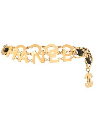 Cinturón Chanel Pre-owned dorado