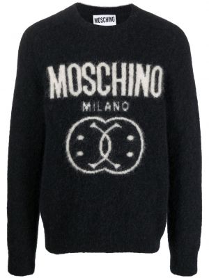 Maglione girocollo Moschino, nero