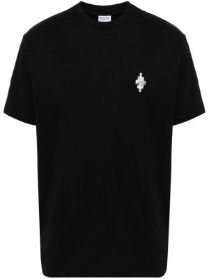 Βαμβακερή μπλούζα με σχέδιο Marcelo Burlon County Of Milan μαύρο