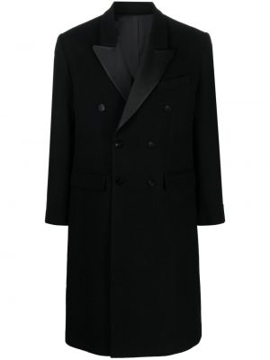 Vlnený kabát Ernest W. Baker čierna