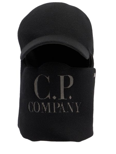 Merino ull cap C.p. Company svart