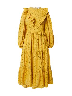 Φόρεμα Warehouse κίτρινο