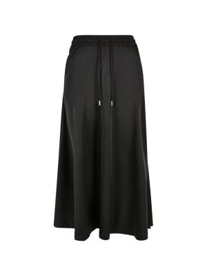Атласная юбка миди Urban Classics черная