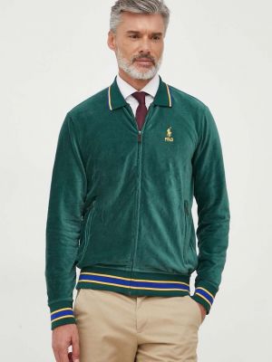 Bluza rozpinana sztruksowa Polo Ralph Lauren zielona