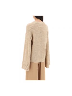 Jersey de lana de tela jersey de lana mohair By Malene Birger beige