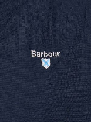 Bombažna srajca Barbour modra