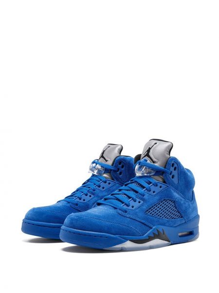 Baskets Jordan 5 Retro bleu