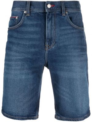 Kratke jeans hlače Tommy Hilfiger modra