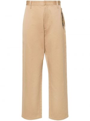 High waist jeans mit reißverschluss ausgestellt Moschino beige
