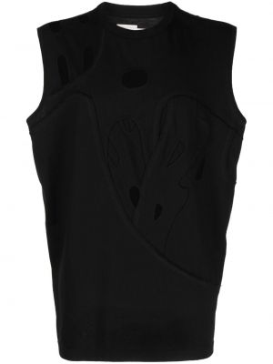 Puuvillased vest distressed Feng Chen Wang must