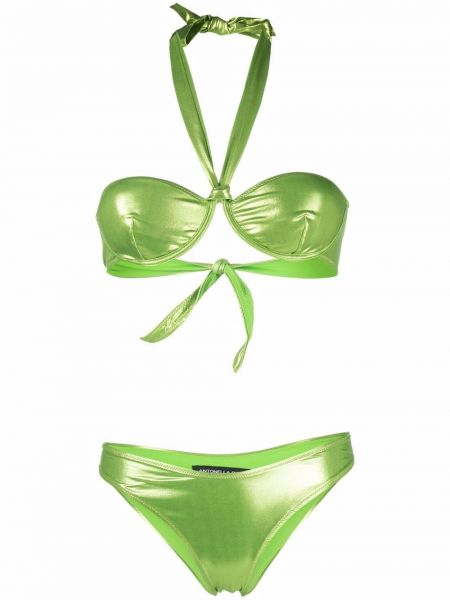 Bikini Antonella Rizza, verde