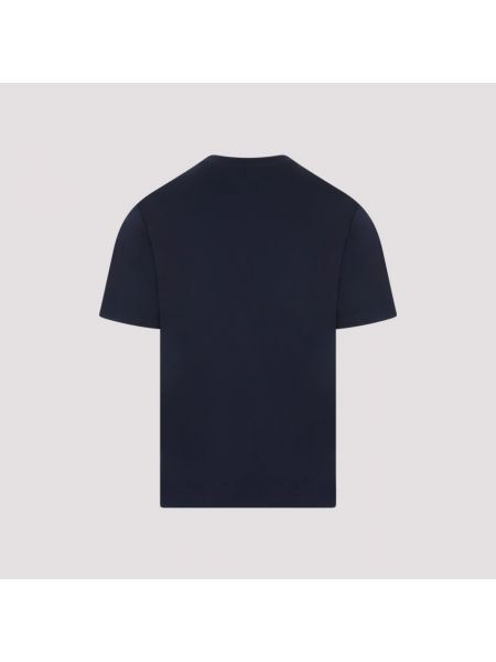 Camiseta de algodón con estampado Berluti azul