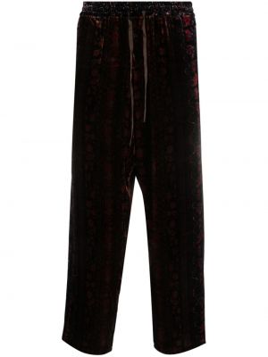 Pantaloni de catifea Pierre-louis Mascia negru