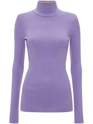 Džemperis merino Victoria Beckham violets