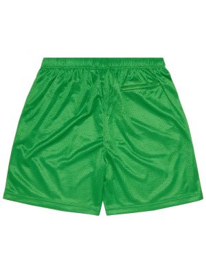 Тканевые шорты Supreme зеленые