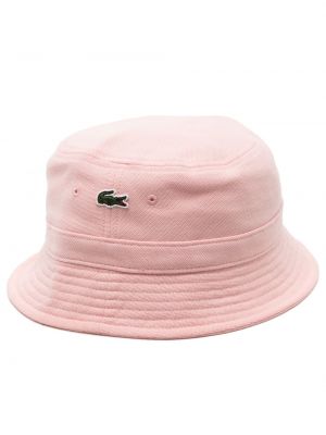 Keps med broderi Lacoste rosa