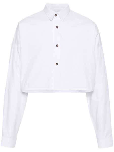 Βαμβακερό πουκάμισο Société Anonyme λευκό