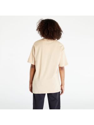 Oversized tričko s krátkými rukávy New Era béžové
