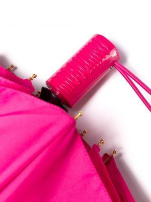 Regenschirm mit print Moschino pink
