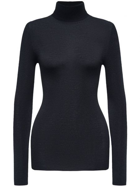 Vlnený sveter z merina 12 Storeez čierna