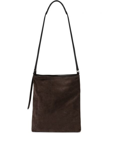 Ruskind shopping bag Dries Van Noten brun