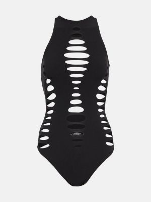 Džerzej plavky Versace čierna