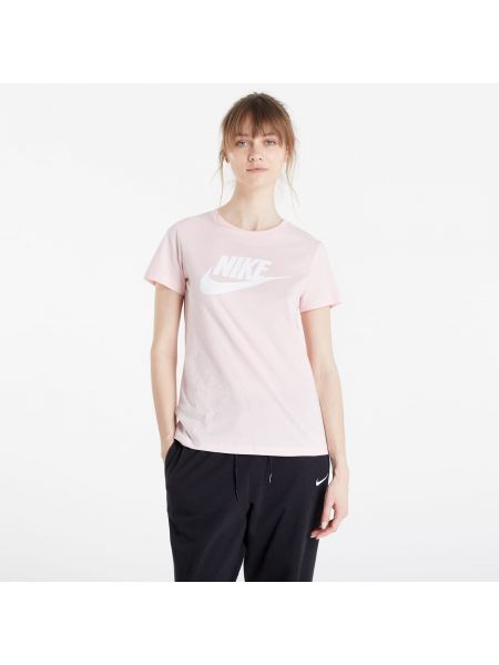 Κοντή μπλούζα με κοντό μανίκι Nike λευκό